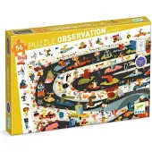 Djeco Puzzle Beobachtung: Rallye 54 Teile