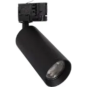 LEDKIA 3 Phasenstromschienen Strahler Quartz für GU10 Glühbirne Schwarz