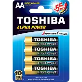 Toshiba LR6GCH BP-4, Einwegbatterie, AA, Alkali, 1,5 V, 4 Stück(e), Hoch
