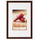 Walther design Holzrahmen BP040N Peppers 30x40 nußbaum