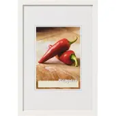 Walther design Holzrahmen BP050V Peppers 40x50 polarweiss