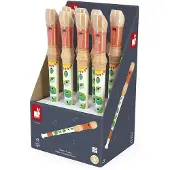 Janod Holzblockflöte Gioia - buntes Musikinstrument für Kinder