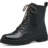 Tamaris Schnürboots, Blockabsatz, Schnürstiefelette in angesagter Used Optik