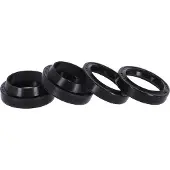 Ariete Ari.a030 Marzocchi Gabeldichtringsatz Schwarz 30 mm Schwarz 30 mm