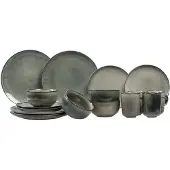 Salt & pepper Servies Meridian Grey (16-teilig)