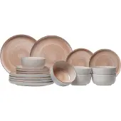 Cosy & Trendy Geschirrset Baltic Peach - 18-teilig / 6 Personen