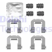 Delphi LX0775 Zubehörsatz Scheibenbremsbelag Hinten für BMW 3 Touring (G21) 3 Limousine (G20) 4 Coupe (G22, G82) 2 Coupe (G42) für AUDI A3 Sportback