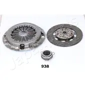 Japanparts Kupplungssatz Kupplung für ISUZU Elf Pritsche/Fahrgestell (NKR8, NKQ8) KF-938