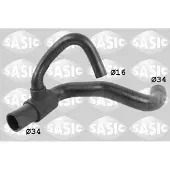SASIC Kühlerschlauch Wasserschlauch für OPEL Corsa D Schrägheck (S07) 3406391