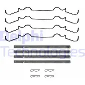 Delphi LX0722 Zubehörsatz Scheibenbremsbelag Vorne für FORD Transit Mk6 Kasten (V347, V348, FA) Transit Mk6 Bus (V347, V348, FD, FB, FS, FZ, FC)
