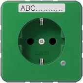JUNG CD1520BFNAKOGN SCHUKO-Steckdose mit NA u. Funktionsanzei