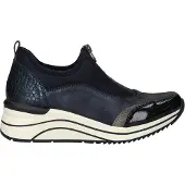 Remonte Slipper in blau kombi | Gr.: 40
