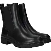 Tamaris Damen vegane Stiefelette mit Reißverschluss 1-25428-43, Größe:39 EU, Farbe:Schwarz
