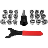 Paulimot ER32-Spannzangen-Set 2 - 20 mm SK30 (DIN 2080) / M12 im Alu-Koffer