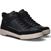 Rieker Damen Stiefelette Robuste Leder Boots mit Reißverschluss Weite F1/2 W0171, Größe:40 EU, Farbe:Schwarz