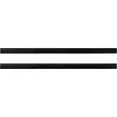 vidaXL Selbstklebende Türbürstendichtungen 2 stk. Schwarz 100 cm