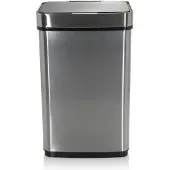 Hjh OFFICE CLEAN IV 60L - Mülleimer Silber