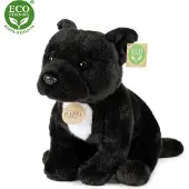 Rappa Plüsch Staffordshire Bull Terrier Schwarz 30cm Eco-f.