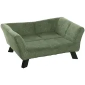 Flamingo Sofa Damario Liegesofa rechteckig für Hund und Katze grün