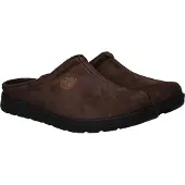 Rohde Herren Pantoffel mit herausnehmbarer Lederdecksohle Asiago 7144, Größe:41 EU, Farbe:Braun