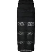 Pieces Pcmiro Mw Slim Maxirock | Schwarz | XS