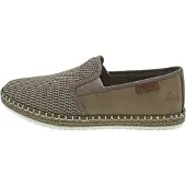 Rieker Herren Slipper Taupe Mesh SynthetikGröße:40