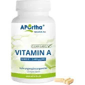 APOrtha Vitamin A 8.000 IE (2.400 µg) - 120 vegane Kapseln