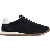 Högl Sneaker Kai, Dunkelblau-Weiß, aus Leder & Baumwolle, Retro-Style, Memory-Foam-Innensohle