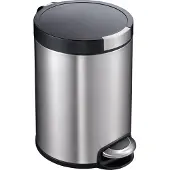 EKO Treteimer Vepa Bins kunstvoll mattierter Edelstahl 5l