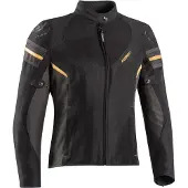 Ixon Textiljacke Ilana Evo Damen, schwarz/anthrazit/gold - Größe XL