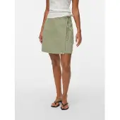 Vero Moda Jeansrock "VMLIZA MR SHORT DENIM WRAP SKIRT GA NOOS" Baumwollmischung