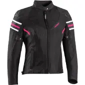 Ixon Ilana Evo Schwarz Fuchsia Damen Motorrad Textiljacke Größe XS