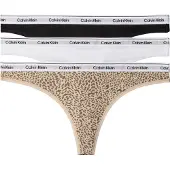 Calvin Klein Underwear Tanga "THONG 3PK" Packung, 3er-Pack, Körpernahe Passform mit elastischem Bund
