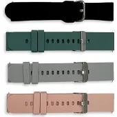 MediaShop Kendox LifeTracker Ersatzarmbänder 4er-Set – Austauschbare Silikonarmbänder