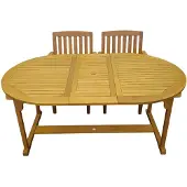 Sedex Gartengruppe Liberia oval + 6 King Sessel 180-260 cm