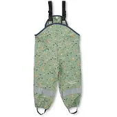Sterntaler Regenträgerhose ungefüttert Waldtiere in sattes grün | Gr.: 122