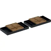 Geberit Schubladeneinsatz-Set 135cm breit, für obere Schublade, Bambus
