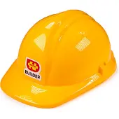 Bigjigs Bauhelm gelb für Kinder - Bauarbeiter Helm Spielzeug
