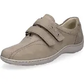Waldlaufer Damen Leder Klettschuh taupe 8