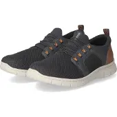 Rieker Herren Schuh Sneaker/ Slip-On Sneaker Blau Synthetik sportlich Größe: 45