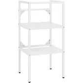 vidaXL Badezimmer Waschtischgestell Weiß 40x38x83 cm Eisen