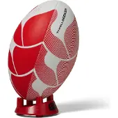 Canterbury Rugbyball Thrillseeker weiß rot Größe 4 Trainingsgriff