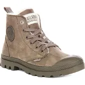 Palladium Pampa Hi Zip Wool In Stone For Women – 4 UK - 37 EU - 6 US / Stone