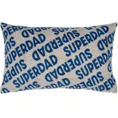 PAD Dekokissen "SUPER" Made in Europe, Kissenhülle ohne Füllung, 35x60 cm