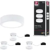 Paulmann LED Aufbauleuchte Pukk in Weiß 3,5W 210lm 3er Set