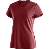 Maier Sports T-Shirt "Trudy" Damen Kurzarmshirt, leichtes Sommer Funktionsshirt, V-Ausschnitt
