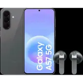 Samsung Galaxy A57 128GB Grau 5G + Galaxy Buds4 Schwarz