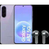 Samsung Galaxy A57 256GB Lila 5G + Galaxy Buds4 Schwarz