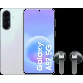 Samsung Galaxy A57 256GB Hellblau 5G + Galaxy Buds4 Schwarz