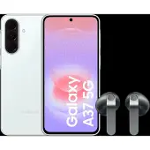 Samsung Galaxy A37 128GB Weiß 5G + Galaxy Buds4 Schwarz